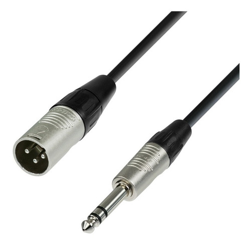 Cable De Audio Stereo Adam Hall K4bmv0500 Xlr Macho Plug Trs