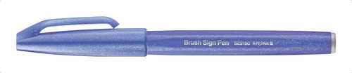 Brush Pen Sign Pentel Brush Pen Color AZUL VIOLETA