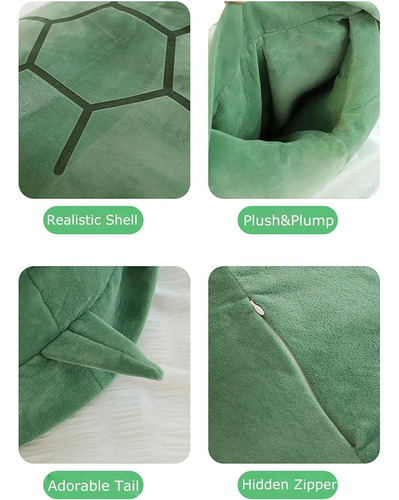 Turtle Power Shell Adult And Children's Turtle Shell Pillow