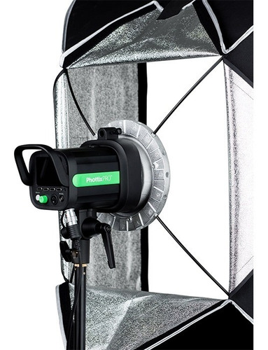 Imagen 10 de 10 de Soft Box Phottix C/ Panal Grid Caja Luz 91x122cm P/ Bowens