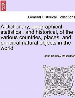 Libro A Dictionary, Geographical, Statistical, And Histor...
