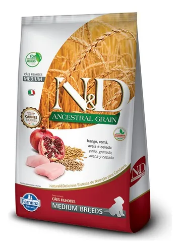 Comida Para Perro Nd Ancestral Canine Puppy Frango Med 2,5kg
