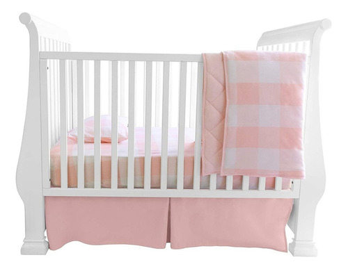 Juego De Ropa De Cama De Cuna Para Niñas - Juego De 4 Pi