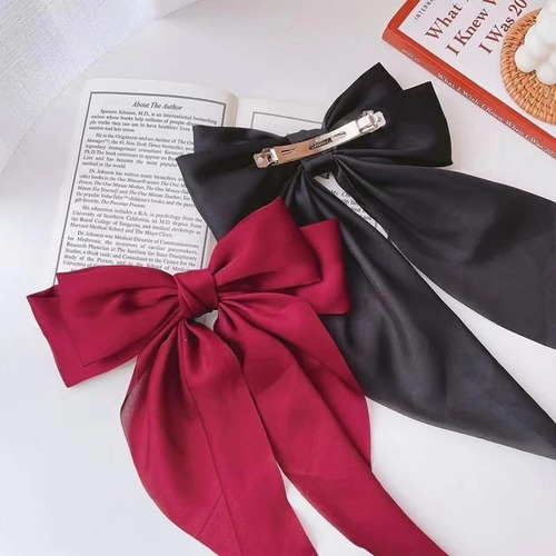 1 Diadema Amarilla, Lazo Con Forma De Pinza Para El Pelo, To