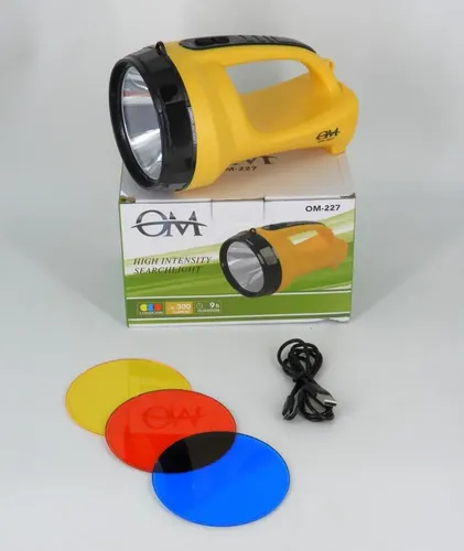 Linterna Busca Huella 300 Lumens Recargable Camping Lentes