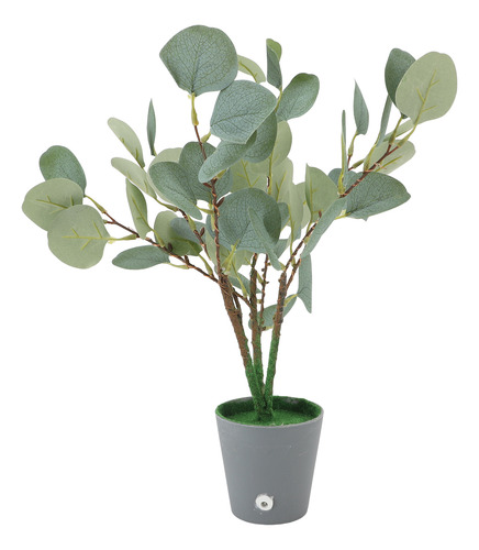 Árvore De Eucalipto De Mesa Vermelha: Led Verde Encantador É