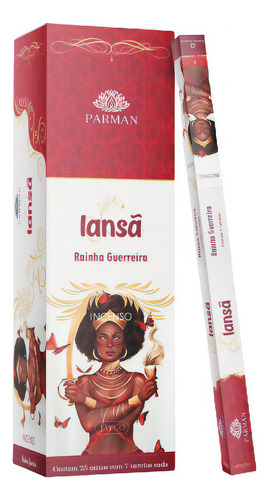 Incenso Parman Iansã Box 25 Caixas Com 7 Varetas