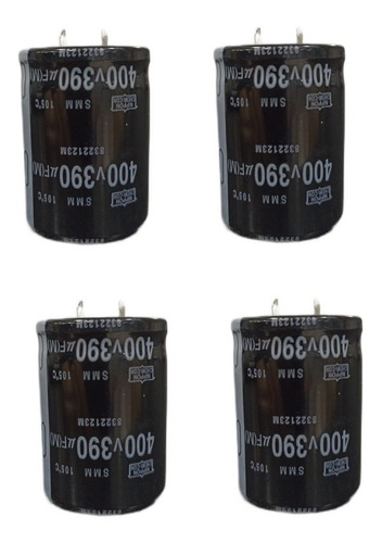 Capacitor Electrolítico 400v 390uf (4 Pzas)