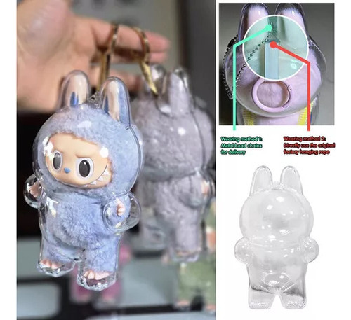 De 2p Funda Protectora Transparente De Plástico Portátil