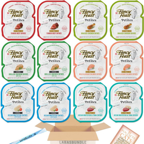 Fancy Feast Petites Paquete Variado De Alimentos Humedos Par