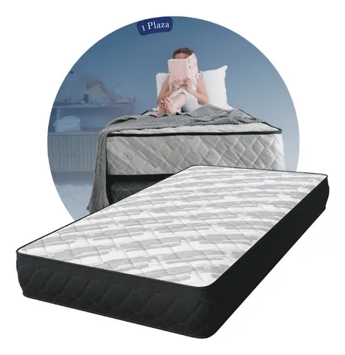 comprar Colchon 1 Plaza Y Media Espuma Densidad Media 100x190 Gamma Estelar