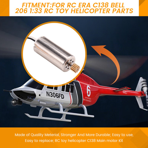 Kit De Motor Principal Rc Toy Helicopter Upgrade C138 Para R