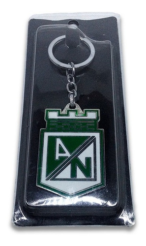 Llavero Atlético Nacional Escudo Metálico Fútbol Colombiano