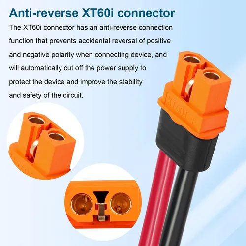 Cable Solar 12awg 15 Metros Adaptador Xt60i Para Generador