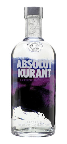 Botella Absolut Kurant 750ml Coleccionable Ed Especial