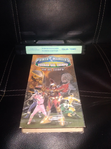 Pelicula Vhs Power Rangers Fuerza Del Tiempo, Fin Del Tienpo