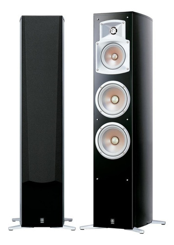 Caixa Torre Preta Yamaha Ns-555 3 Vias 250w C
