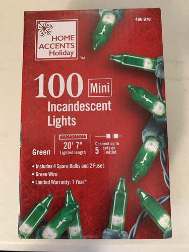 Juego De Mini Luces Verdes De 100 Luces
