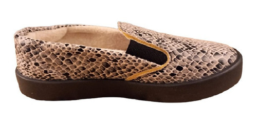 Mocasín Reptil Con Paño Terraflex 