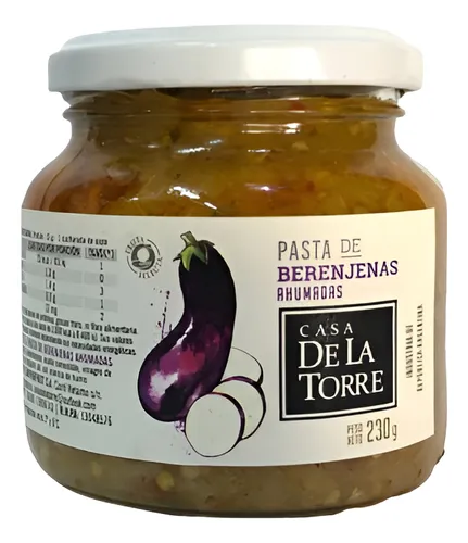 Pasta De Berenjenas Ahumadas Casa De La Torre X 230grs