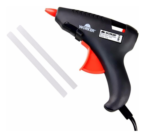 Pistola De Cola Quente 15w Worker Bivolt