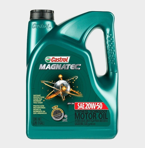 Aceite Castrol Magnatec 20w50 Garrafa 4.73 Lts+ Regalo