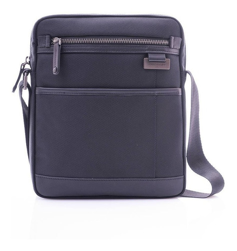 Samsonite Crossbody Messenger Bag Bonda Negro Rfid  