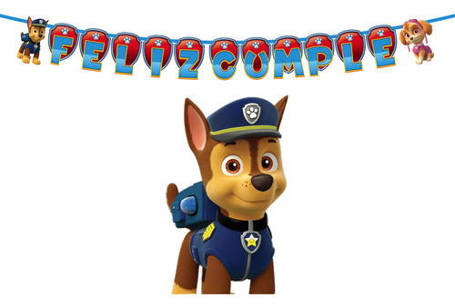 Banner Feliz Cumple P A W Patrol