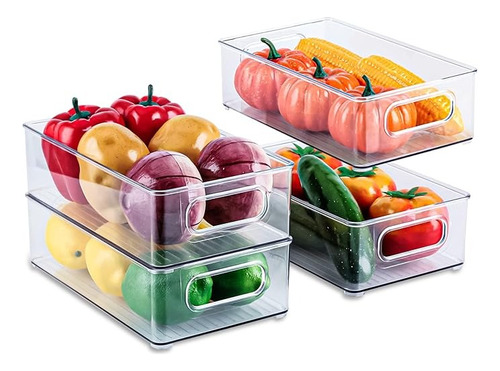 Organizador Refrigerador Cocina Contenedor Con Tapa