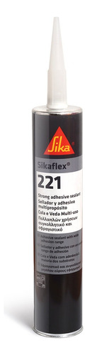 Sikaflex-221 Sellador Elástico Adhesivo Gris 300cc
