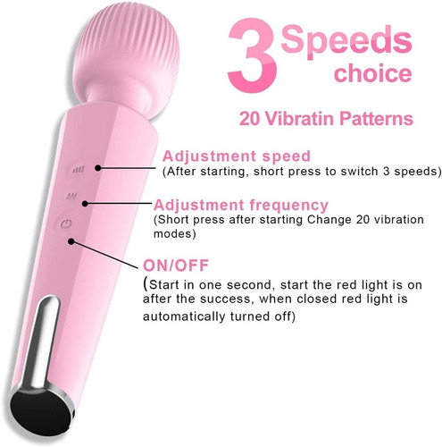 Imagen 4 de 5 de Vibrador Recargable 8 Velocidades 20 Modos De Vibrar