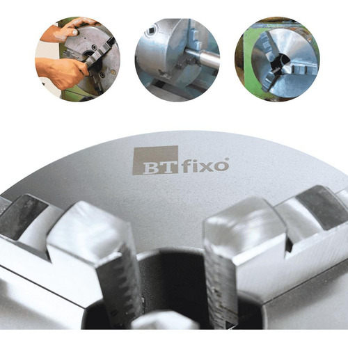 Placa 3 Castanhas Universais 10" 250mm Bt Fixo