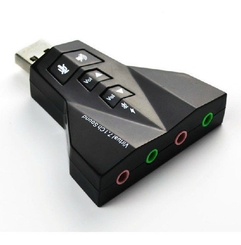 Tarjeta Adaptador Sonido Externa 7.1 Usb Inc Iva Y Garantia