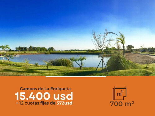 Terreno En Venta - 700mts2 - Campos De La Enriqueta, La Plata [financiado]