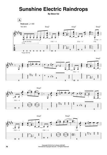 Steve Vai: Play 8 Songs With Tab Sound-alike Audio, Guitar P