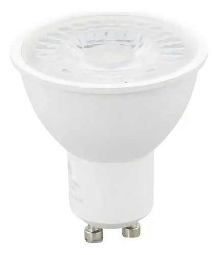 10 Lâmpada Spot Led Dicroica Branco Quente 3000k 5w Gu10