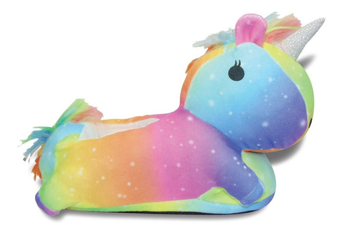 Pantuflas Unicornio Multicolor Livianas Y Comodas !!! 24/40 