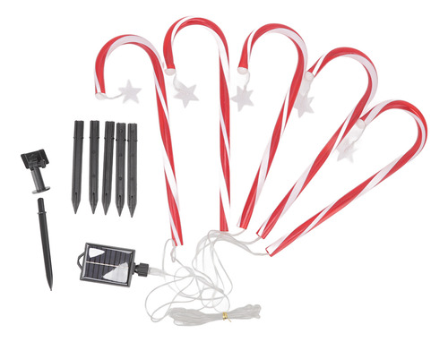 Luces Navideñas Con Forma De Bastón De Caramelo Ip65 Para De