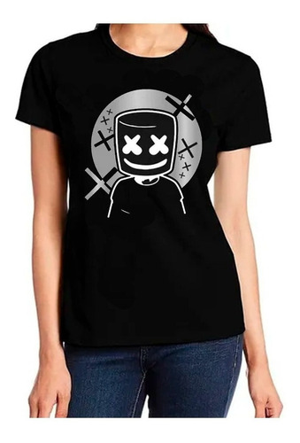 Polera Estampada Dj Marshmello Hombre Y Mujer