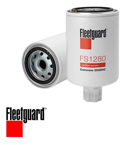 Filtro Separador De Agua Spin On Fs1280 1pz Fleetguard,