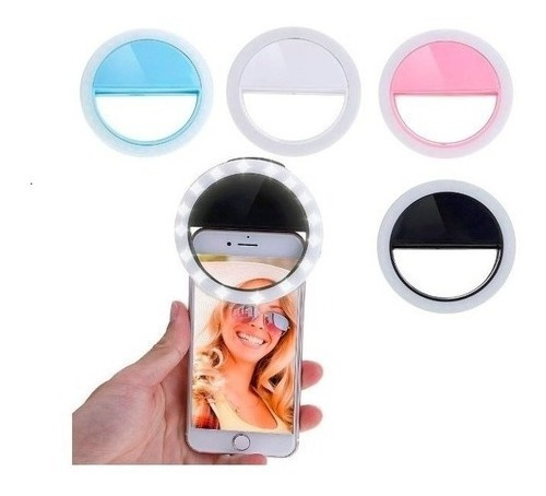 Anillo Aro De Luz Selfie Led Recargable Para Celular