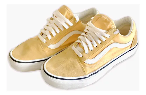 Zapatillas Vans Old Skool Mustard Amarillas 38.5 Impecables (Usado)