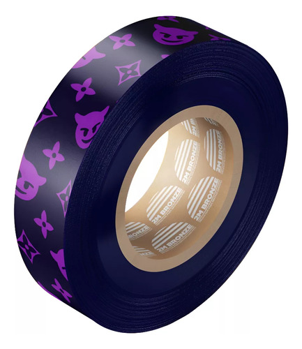 10 Fitas Estampadas Malvadão 2m Bronze Cor Roxo