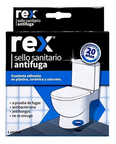 Sellante Sanitario Antifugas Para Wc - Rex30410