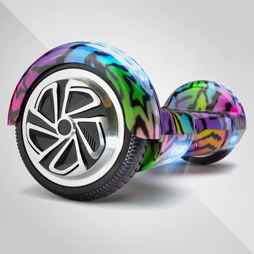 Huvtrax Hoverboard Cosmic Rainbow 2 Vez Tiempo Conduccion