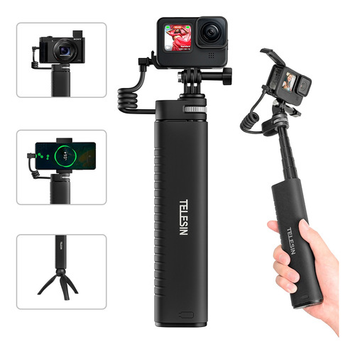 Telesin Carga Selfie Stick 10000 Mah De Energía Universal