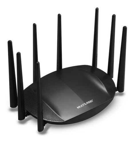 Imagem 3 de 5 de Access point, Repetidor, Roteador Multilaser Sirius AC2600 RE016 preto