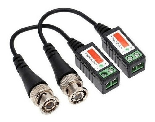 2 Pares De Video Balun Pasivo Wireplus Hd Par Para Cámaras 