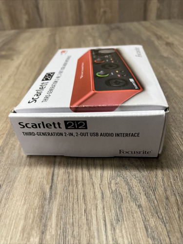 Nuevo Focusrite Scarlett 2i2 2 En X 2 A Interfaz De Audio 