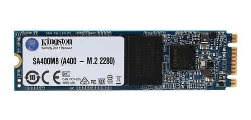 Imagen 1 de 2 de Disco sólido SSD interno Kingston SA400M8/240G 240GB
